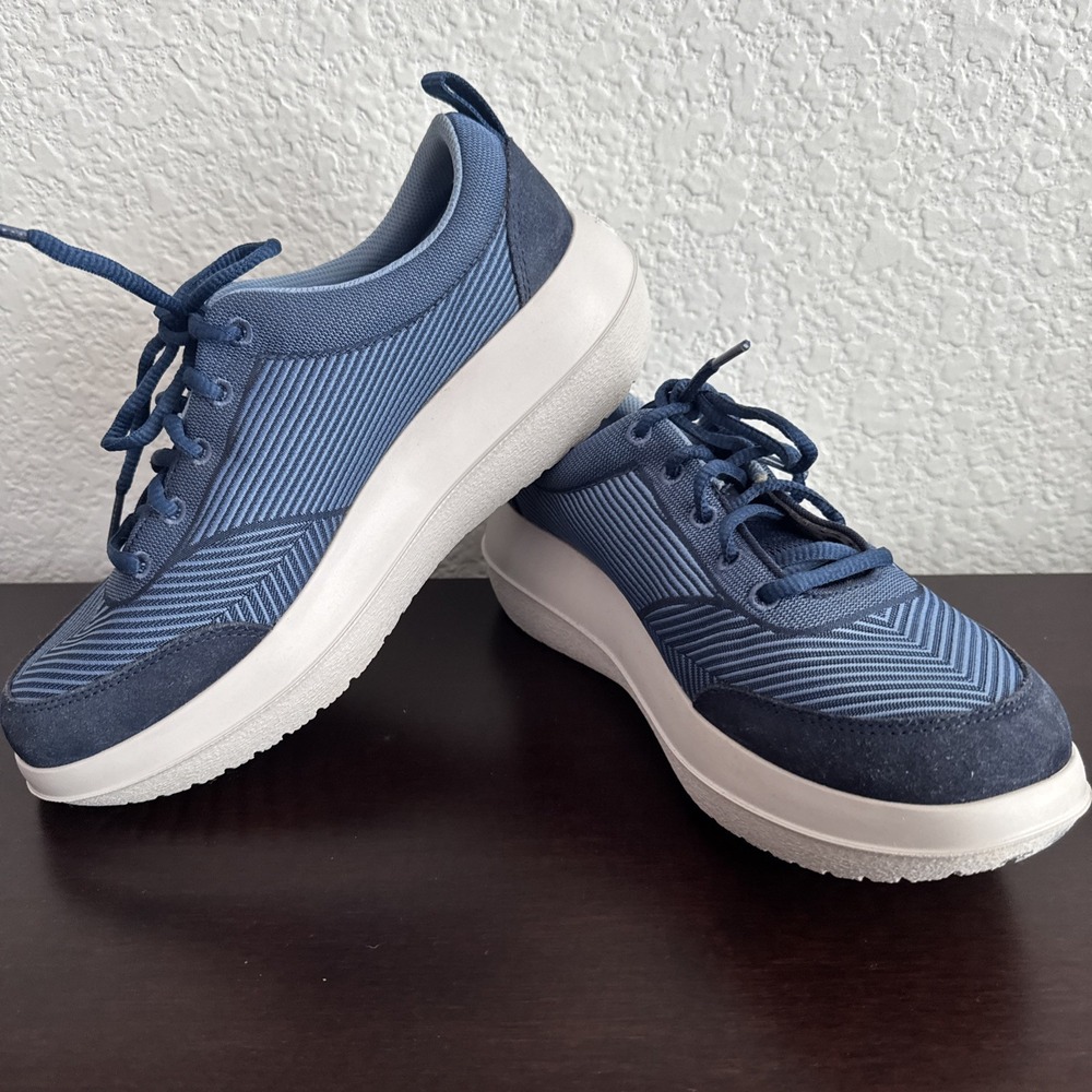 Kybun Bauma 20 Women Blue Mesh Orthopedic Comfort Sneakers Size US 9/EUR 39.6